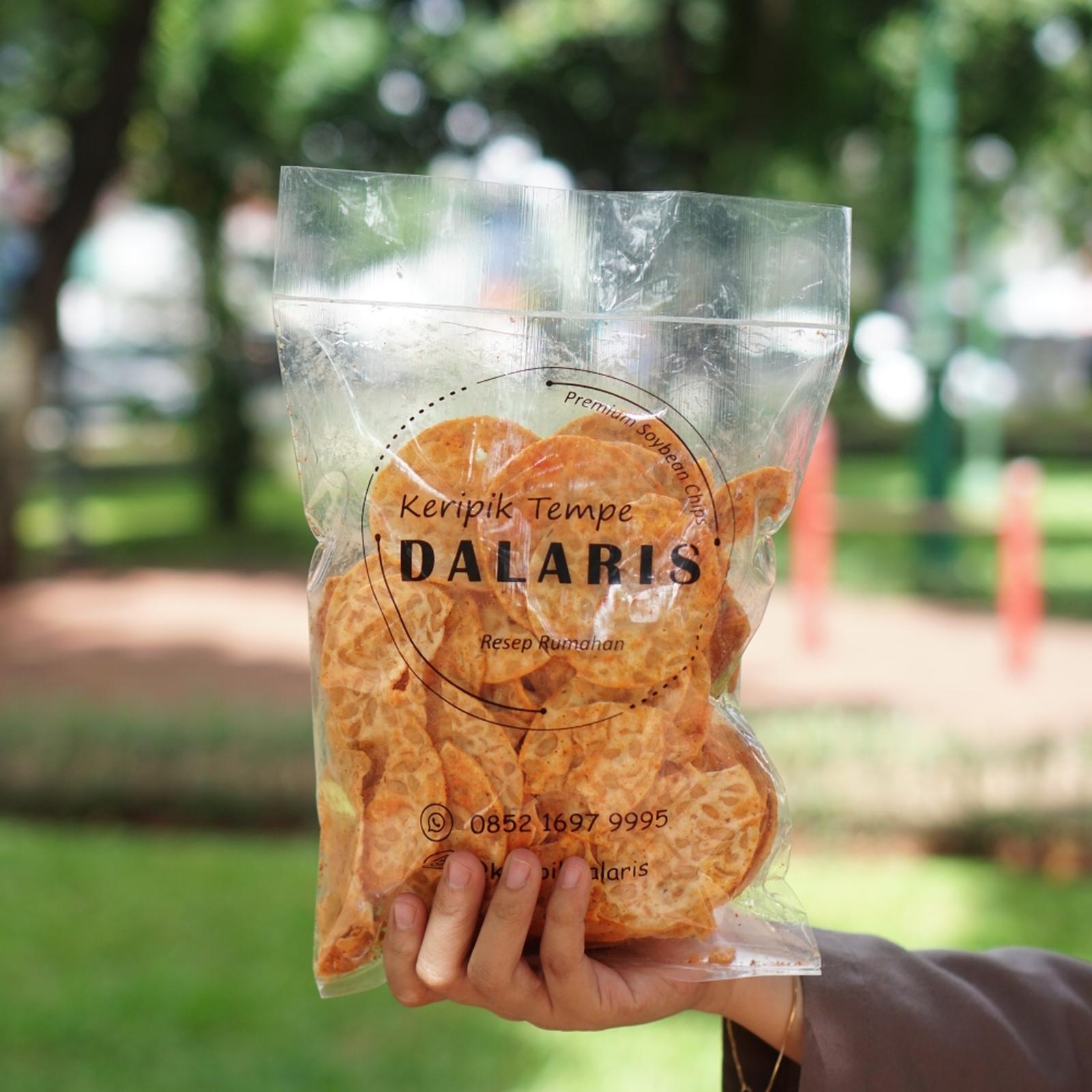 Keripik Tempe Dalaris 250 gram Rasa Pedas